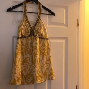 INC Beige & Gold Swirls -Size M- Never Worn